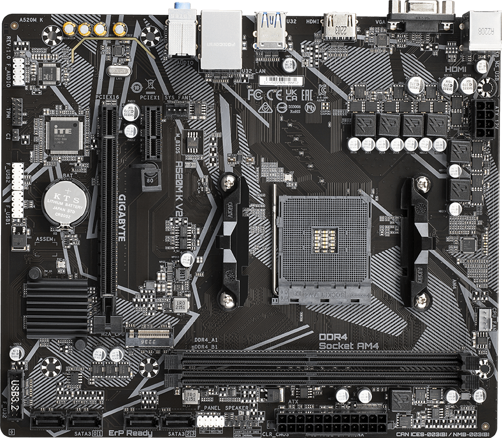 GIGABYTE A520M K V2 - Image 4